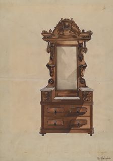 Bureau, c. 1936. Creator: Grace Halpin