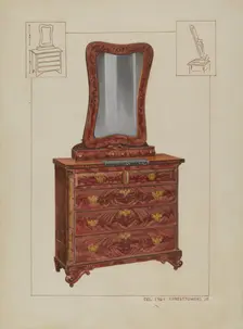 Bureau, c. 1937. Creator: Ernest A Towers Jr