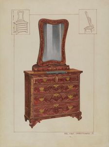 Bureau, c. 1937. Creator: Ernest A Towers Jr