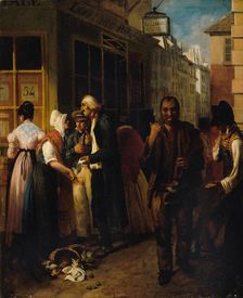 Bureau de la loterie royale sous la Restauration, 1820. Creator: Anonymous