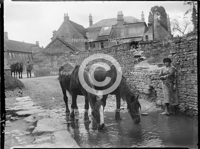 Burford, West Oxfordshire, Oxfordshire, 1924. Creator: Katherine Jean Macfee.
