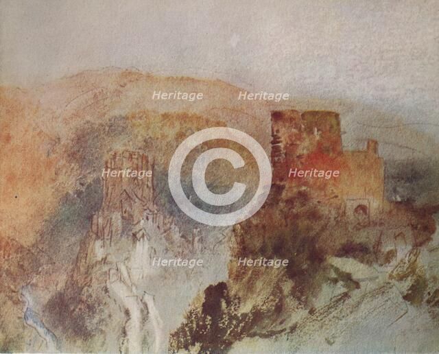 'Burg Eltz and Trutz Eltz from the North', 1840. Artist: JMW Turner.