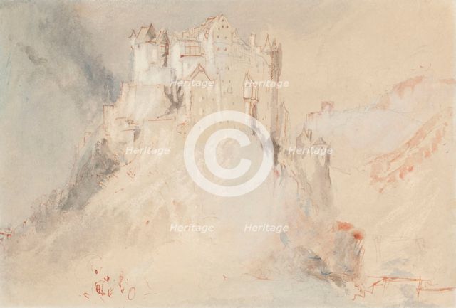 Burg Eltz from the South. Creator: Turner, Joseph Mallord William (1775-1851).