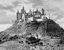 Burg Hohenzollern, south of Stuttgart, Germany, 19th century. Artist: Taylor