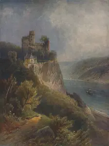 Burg Rheinstein (Rheinstein Castle), 1923. Creator: Nikolai of Astudin