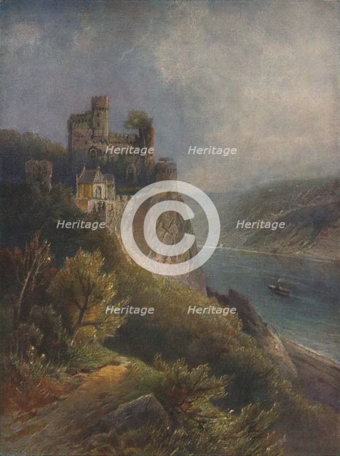 'Burg Rheinstein', (Rheinstein Castle), 1923. Creator: Nikolai of Astudin.
