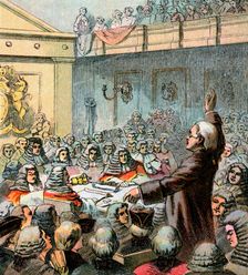 Burke, the Great Orator 18th century (c1850s)