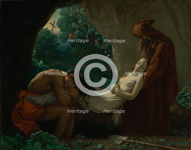 Burial of Atala, after 1808. Creator: Unknown.