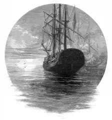 Burial of Captain Cook's remains at sea, 1779 (1886)