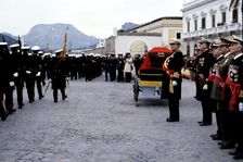 Burial of the remains of Alfonso XIII (1886-1941) in 1980, were transferred from Rome to the Pan…