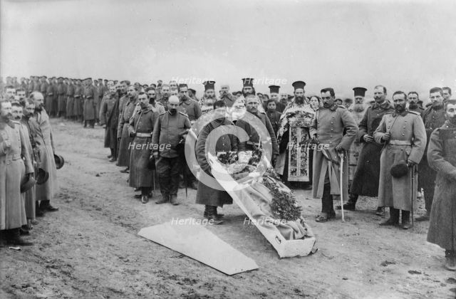 Burial Captain Redkof, Adrianople #14, between c1910 and c1915. Creator: Bain News Service.