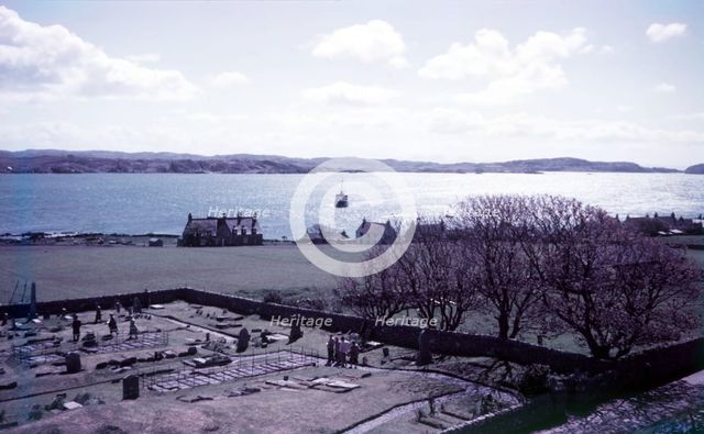 Burial ground of Scottish kings, Isle of Iona, Scotland, c1955.  Creator: Arthur Charles Kirby Ware.