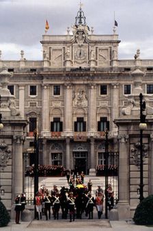 Burial in Madrid of Don Juan de Borbon y Battenberg (1913-1993). Earl of Barcelona, ??output from…