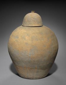 Burial Urn with Cover, 300s-500s. Creator: Unknown