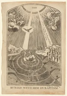 Buried with Him by Baptism, c. 1765. Creator: Paul Revere