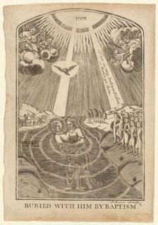 Buried with Him by Baptism, c. 1765. Creator: Paul Revere