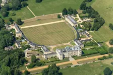 Burley On The Hill, a country house with wings, stables and collonades, Rutland, 2024. Creator: Robyn Andrews