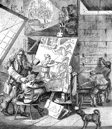 Burlesque sur le burlesque, 1753 Artist: Paul Sandby