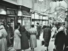 Burlington Arcade in Burlington Gardens, Westminster, London, 1960. Creator: Unknown