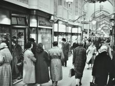 Burlington Arcade in Burlington Gardens, Westminster, London, 1960. Creator: Unknown