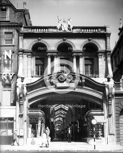 Burlington Arcade, London, c1955.  Creator: Arthur Charles Kirby Ware.
