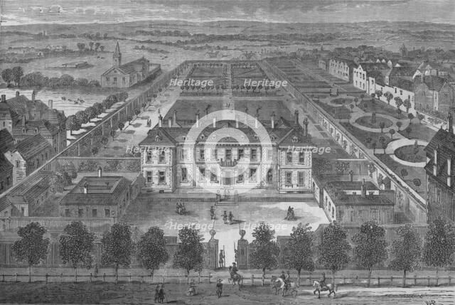 Burlington House, Westminster, London, in about 1700, c1875 (1878). Artist: Unknown.