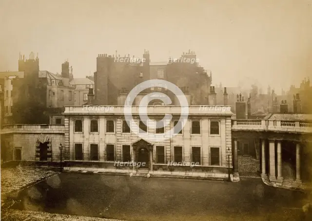 Burlington House, east offices., c1860s. Creator: Stephen Ayling.