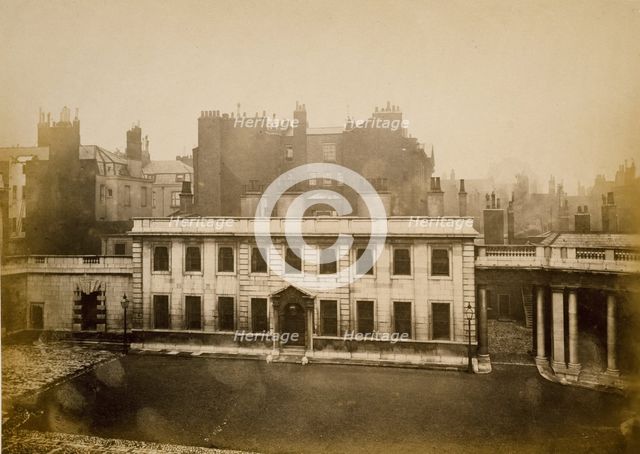 Burlington House, east offices., c1860s. Creator: Stephen Ayling.