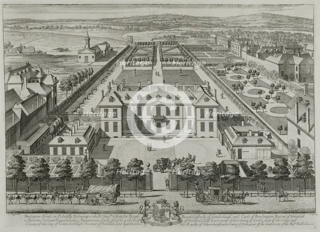 'Burlington House in Pickadilly', c1700. Creator: Johannes Kip.