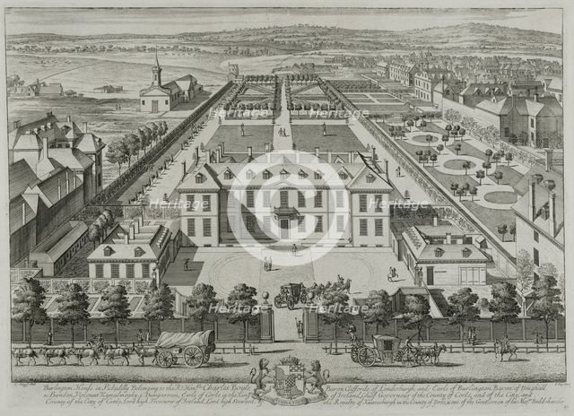 'Burlington House in Pickadilly', c1700. Creator: Johannes Kip.