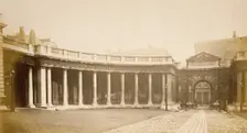 Burlington House, Piccadilly: gateway & east colonnade., c1860s. Creator: Stephen Ayling