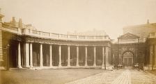 Burlington House, Piccadilly: gateway & east colonnade., c1860s. Creator: Stephen Ayling