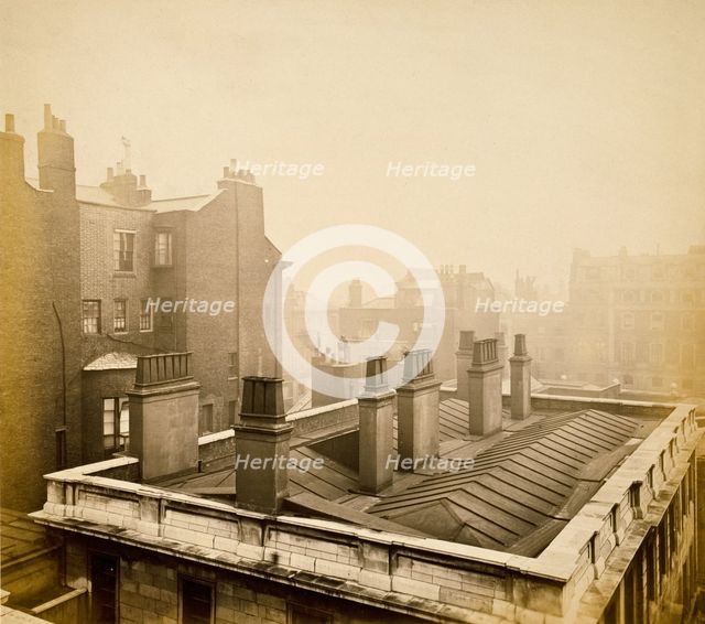 Burlington House, Piccadilly: roof of east offices., c1860s. Creator: Stephen Ayling.