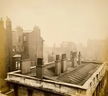 Burlington House, Piccadilly: roof of east offices., c1860s. Creator: Stephen Ayling
