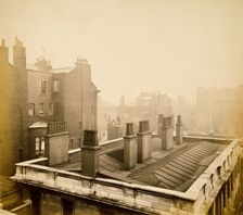 Burlington House, Piccadilly: roof of east offices., c1860s. Creator: Stephen Ayling