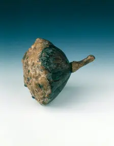 Burlwood lotus pod, China, 17th century (?). Creator: Unknown