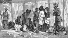 'Burma- Dacoits in jail at Mandalay 1888. Creator: Unknown