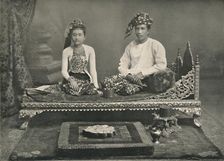 Burmese Prince and Princess 1900. Creator: Unknown