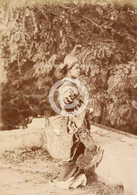 Burmese Princess, about 1885. Creator: Felice Beato.