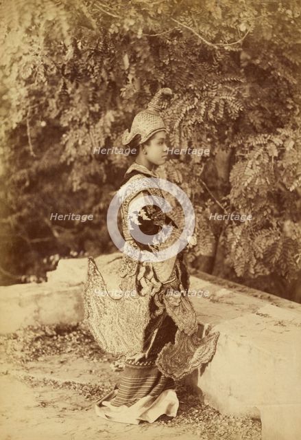 Burmese Princess, about 1885. Creator: Felice Beato.