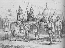 Burmese Soldiers c1880. Artist: T.S.S