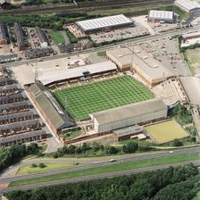 Burnden Park, Bolton, Greater Manchester, 1992. Artist: Aerofilms
