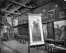 Burne-Jones's studio, The Grange, Fulham, London, c1890-1898. Artist: A Newton