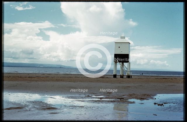 Burnham Low Lighthouse, Burnham-on-Sea and Highbridge, Sedgemoor, Somerset, 1956-1957. Creator: Norman Barnard.