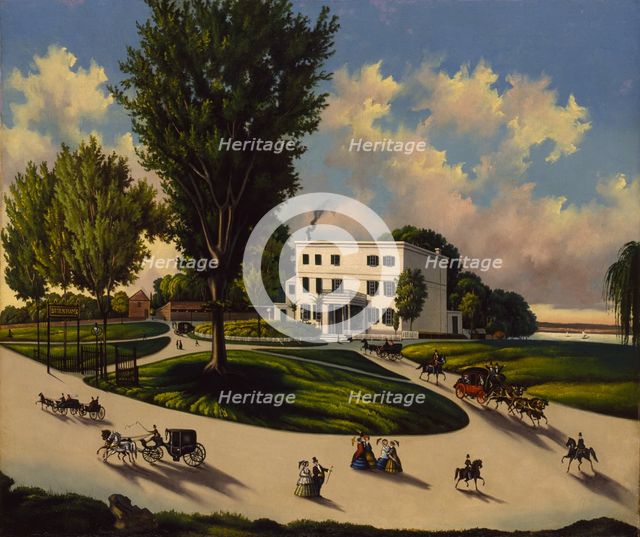 Burnham's Hotel, ca. 1845. Creator: Unknown.