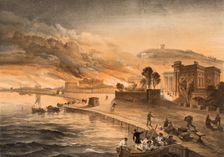 Burning of the Government Buildings at Kertch, 1855