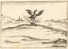 Burning Phoenix, 1628. Creator: Jacques Callot