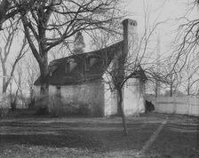 Burn's cottage (earliest building on site of D.C.), between c1889 and 1894. Creator: Frances Benjamin Johnston