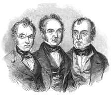 Burns three sons, 1844. Creator: Unknown