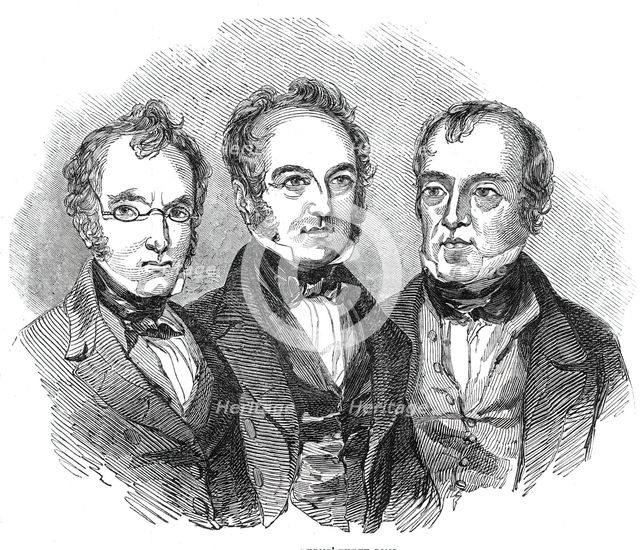 Burns' three sons, 1844. Creator: Unknown.